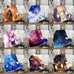 40 Styles 2 Sizes Genshin Impact Game Double Layer Anime Blanket