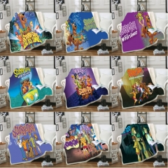 36 Styles 2 Sizes Scoob/Scooby-Doo Cartoon Double Layer Anime Blanket