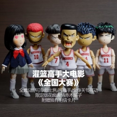 6 Styles 13CM Slam Dunk Cartoon Character Toy Anime PVC Figure