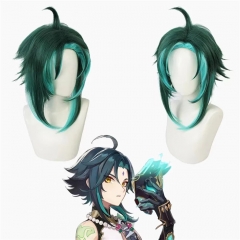 40CM Genshin Impact Xiao Cosplay Anime Wigs