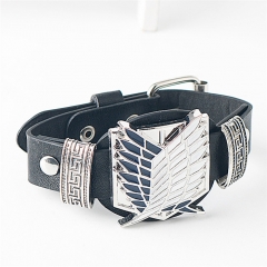 Attack on Titan / Shingeki No Kyojin Alloy Anime Bracelet Bangles Wristband