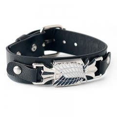Attack on Titan / Shingeki No Kyojin Alloy Anime Bracelet Bangles Wristband