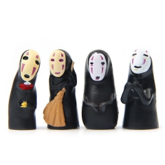 4款一套  pvc呆萌鬼小清新韩版手办 DIY造景公仔桌面创意摆件小玩偶