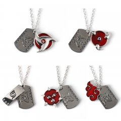 6 Styles Naruto Alloy Anime Necklace