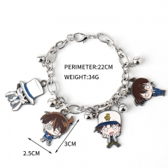Detective Conan Alloy Anime Bracelet Bangles Wristband