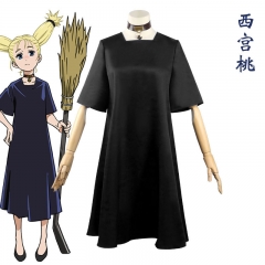 咒术回战黑蓝两款定制螺旋扣五条悟西宫桃cosplay动漫服装