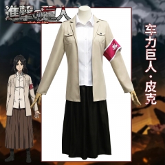 Attack on Titan / Shingeki No Kyojin Pieck Finger Cosplay Anime Cartoon  Anime Costume Set