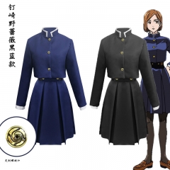 咒术回战cos螺旋扣黑蓝两款简版钉崎野蔷薇cosplay动漫服装