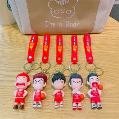 5 Styles Slam Dunk Anime PVC Figure Keychain
