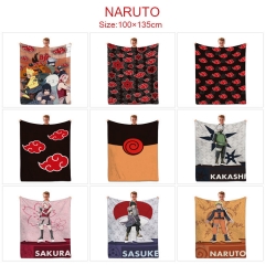 11 Styles 100x135CM Naruto Quilt Double Printed Anime Summer Blanket
