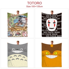 7 Styles 100x135CM My Neighbor Totoro Quilt Double Printed Anime Summer Blanket