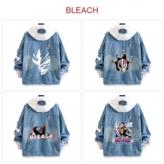 6 Styles Bleach Cartoon Pattern Anime Denim Jacket Costume