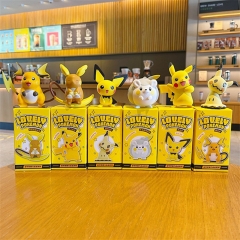 6 Styles Pokemon Anime Cartoon Cute Decoration Action PVC Figure