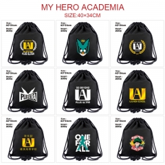 我的英雄学院 动漫彩图抽绳束口袋背包