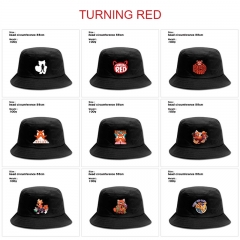 9 Styles Turning Red Fisherman Sun Hat Cap Anime Bucket Hat