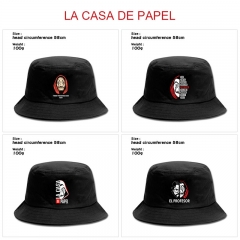 5 Styles La Casa de Papel/Money Heist Fisherman Sun Hat Cap Anime Bucket Hat
