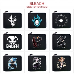 14 Styles Bleach Cosplay Cartoon PU Anime Zipper Wallet Purse