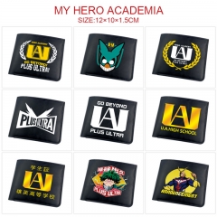 我的英雄学院 动漫内扣磁扣对折二折钱包