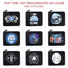 11 Styles That Time I Got Reincarnated as a Slime Cosplay Cartoon PU Anime Zipper Wallet Purse