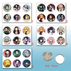 6PCS/SET Demon Slayer: Kimetsu no Yaiba Anime Mirror