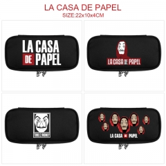 4 Styles La Casa de Papel/Money Heist Cosplay Cartoon Colorful Anime Pencil Bag Box