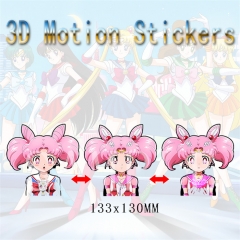 美少女战士 3D渐变贴纸