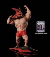 18CM Albumen Powder Studio Anime Gundam Sazabi With Light PVC Action Figure Toy