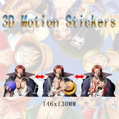 海贼王 香克斯 3D渐变贴纸