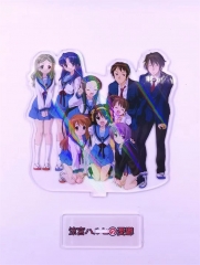 Suzumiya Haruhi No Yuuutsu Cartoon Acrylic Anime Standing Plates