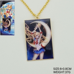 Pretty Soldier Sailor Moony Cartoon Cute Anime Alloy Necklace
