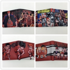 8 Styles Slam Dunk Cartoon Anime Short Wallet Purse