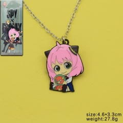 2 Styles Spy x Family Cartoon Cute Anime Alloy Necklace