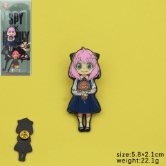 2 Styles Spy x Family Cartoon Cute Anime Alloy Brooch Pin