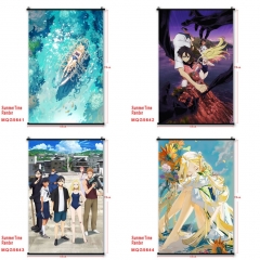 60*90CM 25 Styles Summer Time Rendering Cosplay 3D Printing Anime Wallscroll