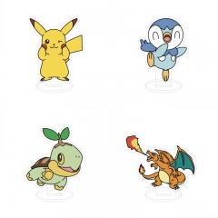 15 Styles Pokemon Cartoon Anime Acrylic Standing Plate