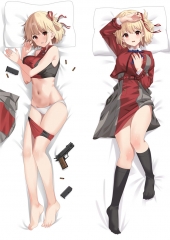 2 Styles (50*150CM) Lycoris Recoil Soft Bolster Body Anime Long Pillow