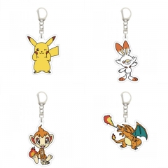15 Styles Pokemon Cartoon Anime Acrylic Keychain