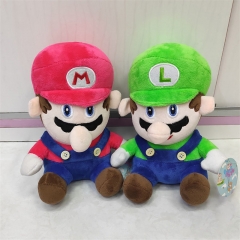 2 Styles 20CM 12PCS/SET Super Mario Bro Cartoon Anime Plush Toy Doll