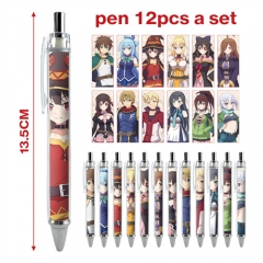 为美好的世界献上祝福-3款 动漫圆珠笔