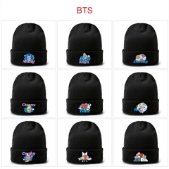 BTS10款 动漫针织帽 帽子