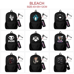 3 Colors 33 Styles Bleach Canvas Anime Backpack Bag+Pencil Bag Set