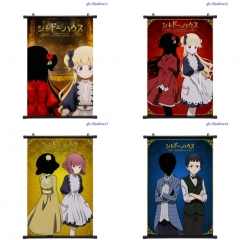 60*90cm 10 Styles Shadows House Cartoon Pattern Decoration Anime Wallscroll