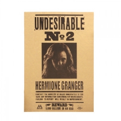 【K030】赫敏 复古牛皮纸海报