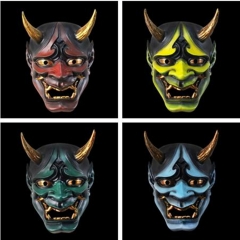 4 Styles The Nightmare Before Christmas Anime Mask Latex Material Anime Mask