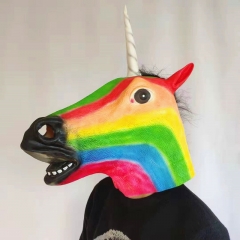 Unicorn Anime Mask Latex Material Anime Mask