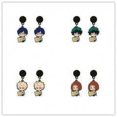 8 Styles My Hero Academia Shrinky Dinks Earrings Anime Plastic Earrings