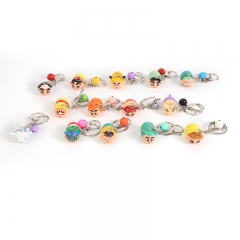 14PCS/SET 3.5CM Crayon Shin-chan Anime Action PVC Figure Keychain
