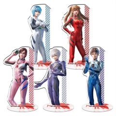 5 Styles EVA/Neon Genesis Evangelion Acrylic Anime Standing Plates