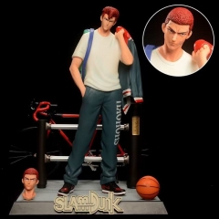 (Two Head)42CM GK Slam Dunk Sakuragi Hanamichi Anime Figure Toy