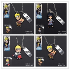 3 Styles Naruto Cartoon Anime Alloy Necklace